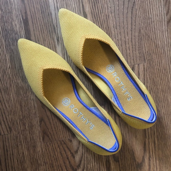 Rothy’s Yellow Flats - Picture 1 of 2